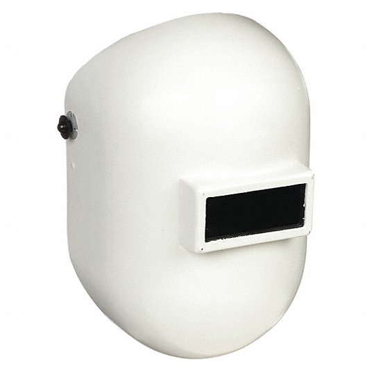 Honeywell Fibre-Metal Welding Helmet, Passive, 0 Arc Sensors, White, W10, 2 inch x 4 inch, Fiberglass 110PWE