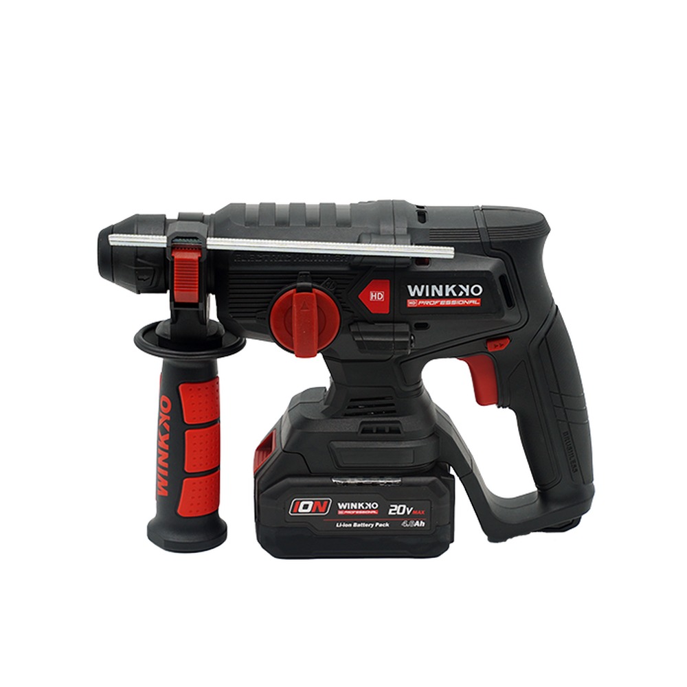 Winkko HRH205BL Cordless Rotary Hammer, 20V, 3 Modes, Drilling Capacity 22MM , 2.2J, 1450rpm HRH205BL
