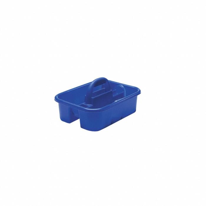 Dayton Utility Carrier, 2 Compartments, Plastic, Blue 408164