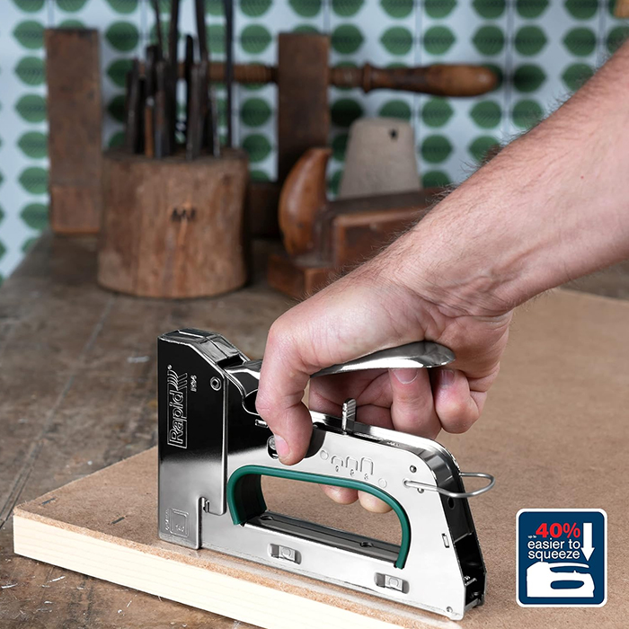 RAPID Stapler Tacker, Staple Height (6-14mm), Staples No. 140, Made in Sweden R34