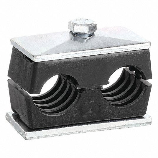 Behringer PIPE SYSTEMS, Tube Clamp Kit, Weld Plate, Zinc-Plated TW2050-PP