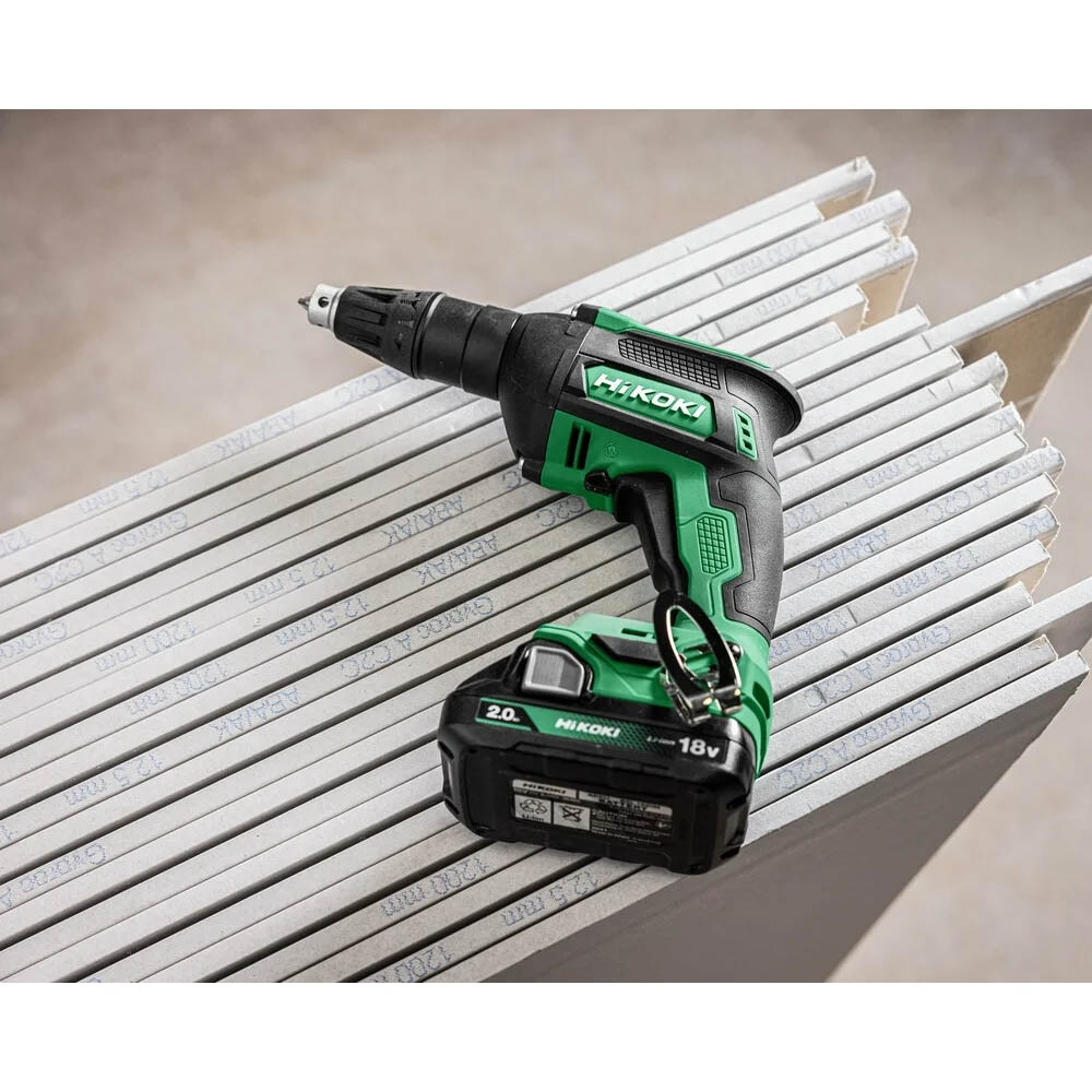Hikoki Cordless Drywall Screwdriver, 18V, 0–5000 RPM, Brushless Motor, Auto Start, 1.38 kg W18DAWBZ