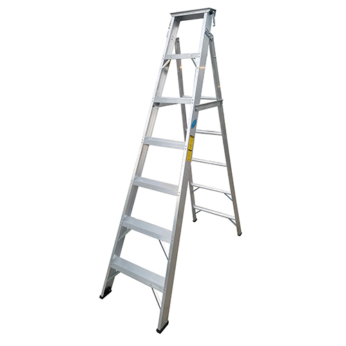 Reach Aluminum Two-in-One Ladder Step 7 (2.1m to 3.8m) TIO7