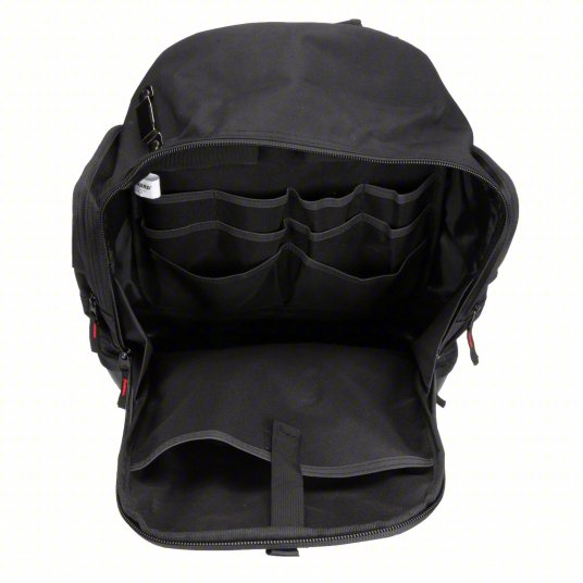 Westward Tool Backpack, 3 Outside Pockets, 19 Inside Pockets, 17 inch Overall Width, 7 inch Overall Depth 32PJ49