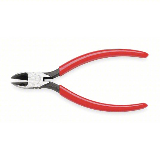 Proto Diagonal Cutting Plier, Standard, Straight, Oval, 7/8 inch Jaw Length, 3/4 inch Jaw Width, 6 1/8 inch Overall Length J206G