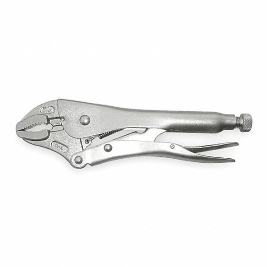 Westward Curved Jaw Locking Pliers 1ECE5