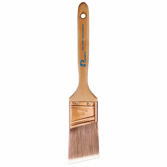 Paint Brush, Brush Style Angle Sash, Brush Size 1-1/2 inch, Bristle Length 2 1/4 inch BM16910