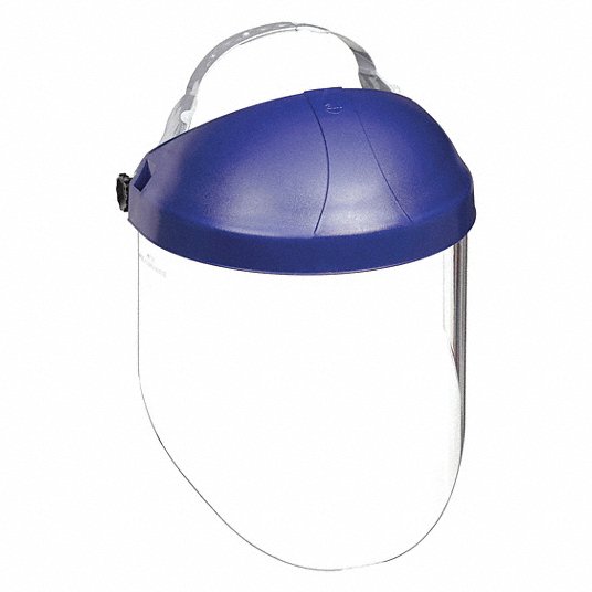 3M Ratchet Faceshield Assembly: Clear Visor, Polycarbonate, Ratchet, Dielectric Protection 82783