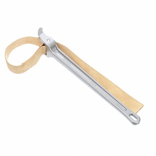 Ridgid Strap Wrench, For Outside Diameter 7 in, Handle Length 18 in, Strap Width 1 3/4 in 31360