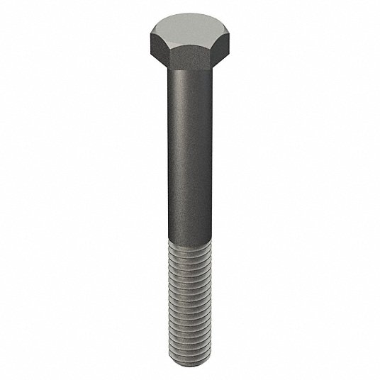 Grainger Approved Hex Head Cap Screw, 3/8, 3Inch Fastener Length B7, Steel, PK 10 HXCS.000680.50