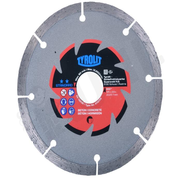 Tyrolit C3 DIAMOND SAW, 125 X 2 X 22,23 633277