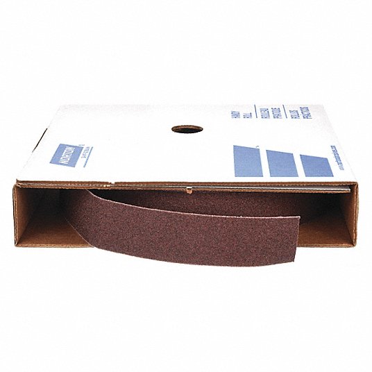 Merit Abrasive Roll, Very Fine, Aluminum Oxide, 320, 150 ft Length, 2 inch Width, Cloth 8834191527