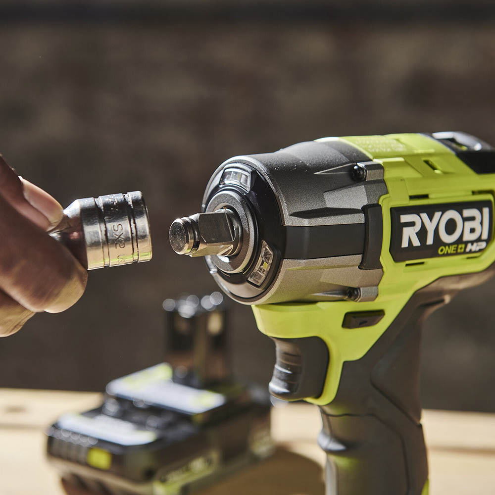 Ryobi Compact Brushless Impact Wrench 18V, 1/2 inch, 450Nm RIW18C-0