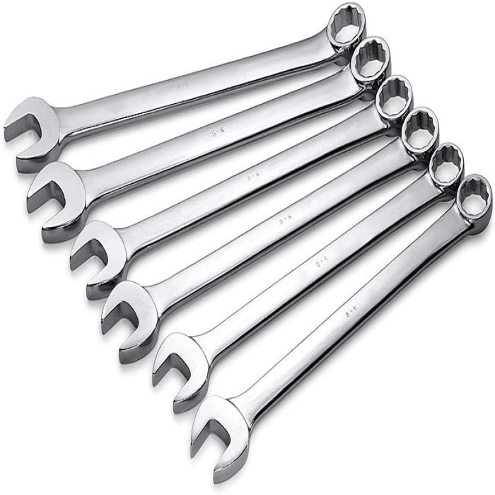 SK Hand Tool, 12 Point Combination Wrench Set, 6-Piece 1792