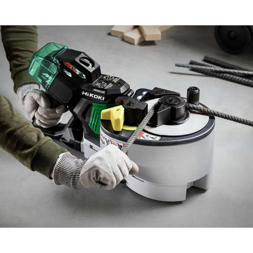 Hikoki Cordless Rebar Cutter/Bender 36V, 8–16 mm Capacity, 2.6 s Cutting, 3.8 s Bending, 18.6 kg VB3616DAWGZ