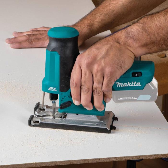 Makita Cordless Brushless Jig Saw For Wood , Aluminum , Steel , 12V , 800~3000spm , Maximum Cutting 90mm, 1.9kg JV102DZ