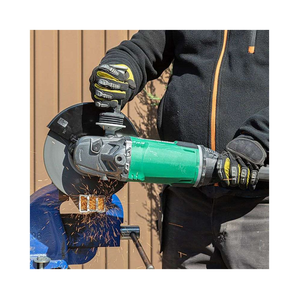 Hikoki Angle Grinder, 2600 W, 230 mm, 6600 RPM, Trigger Switch, Soft Start, UVP System, 6.3 kg G23UDY2WKZ