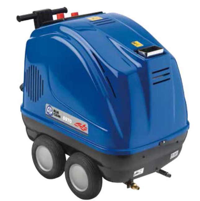Blue Clean High Pressure cleaner Hot and Cold, 250 Bar,3600psi, 3Phase 220 volt, 9.3Kw, Made in Italy 8880