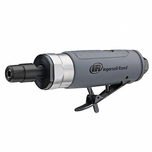 Ingersoll Rand Rear Exhaust Straight Air Die Grinder, 1/4 in Collet, 25,000 RPM Free Speed, 0.33 hp 23Z011 308B