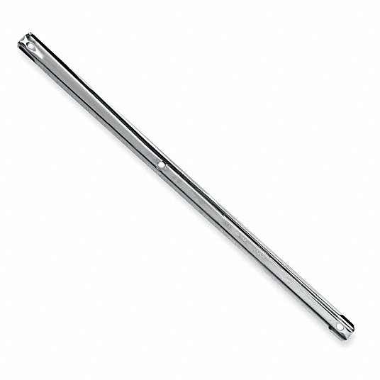 Proto Silver, Socket Rail, Steel, 1 inch Overall Width, 17 inch Overall Depth, 1/4 inch Overall Height J2587
