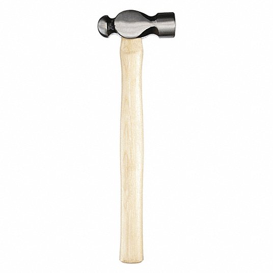 Westward Ball Pein Hammer, Head Weight 32 Oz, Hickory Handle, Overall Length 15 3/4 inch 2DBT1