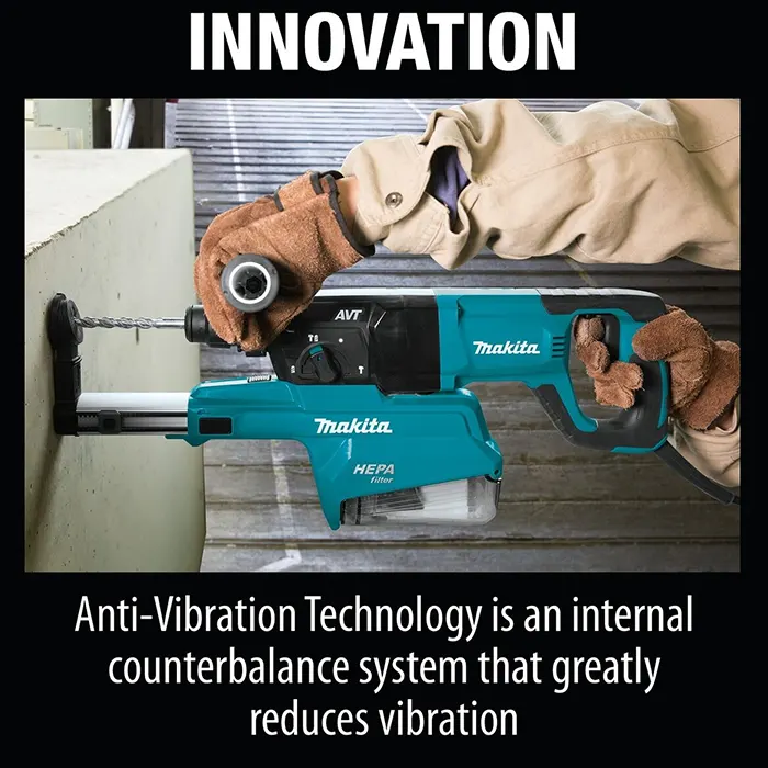 Makita Rotary Hammer Machine, 3-mode operation, 800W, 1100rpm, 4.6kg HR2663