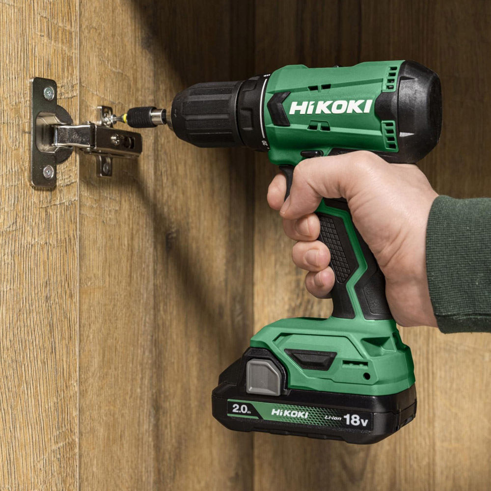 Hikoki Cordless Hammer Drill 18V, 50 Nm Torque, 2-Speed, 21,000 BPM, 1.38 kg DV18DAWCZ