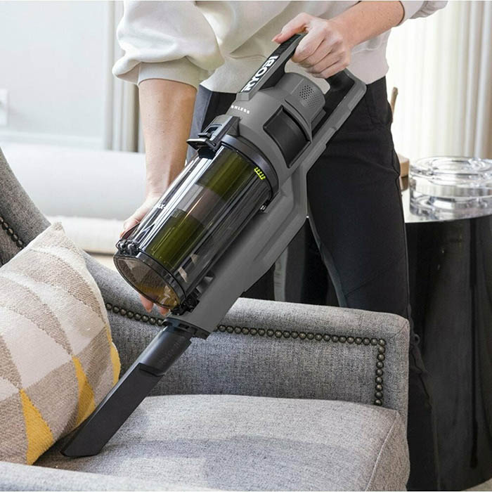 ريوبي مكنسة كهربائية لاسلكية 3 في 1، مناسبة للسجاد والأرضيات الصلبة، 18 فولت RSVS18BL-0