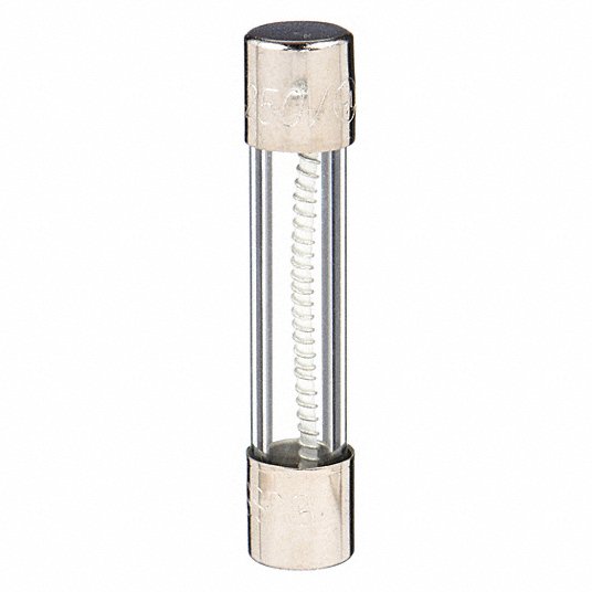 Fuse, Glass Fuse, Time Delay, 10 A, 1 1/4 in L x 1/4 inch dia Fuse Size, Pack of 5 MDL-10-R