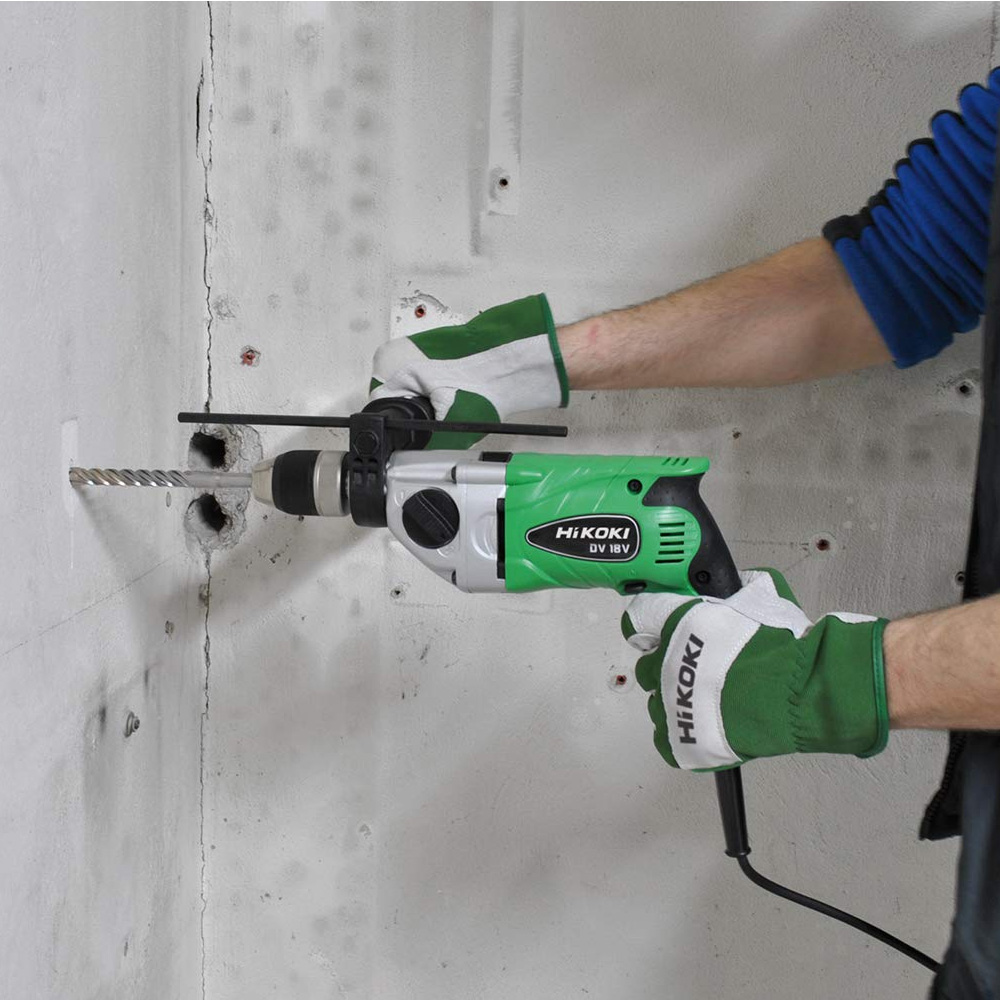 Hikoki Impact Drill 690W, 18 mm Capacity, 3000 RPM, 27,300 BPM, 2 kg DV18VWUZ
