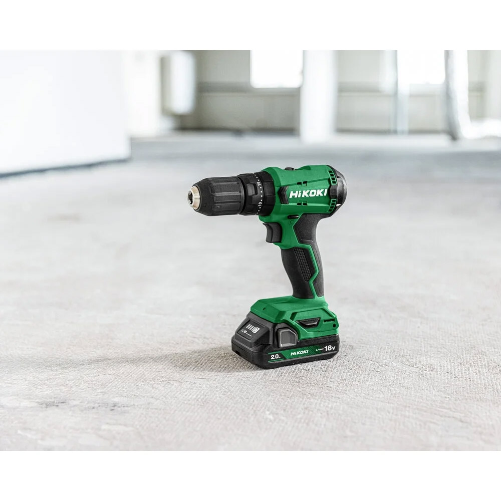Hikoki Cordless Hammer Drill 18V, 50 Nm Torque, 2-Speed, 21,000 BPM, 1.38 kg DV18DAWCZ