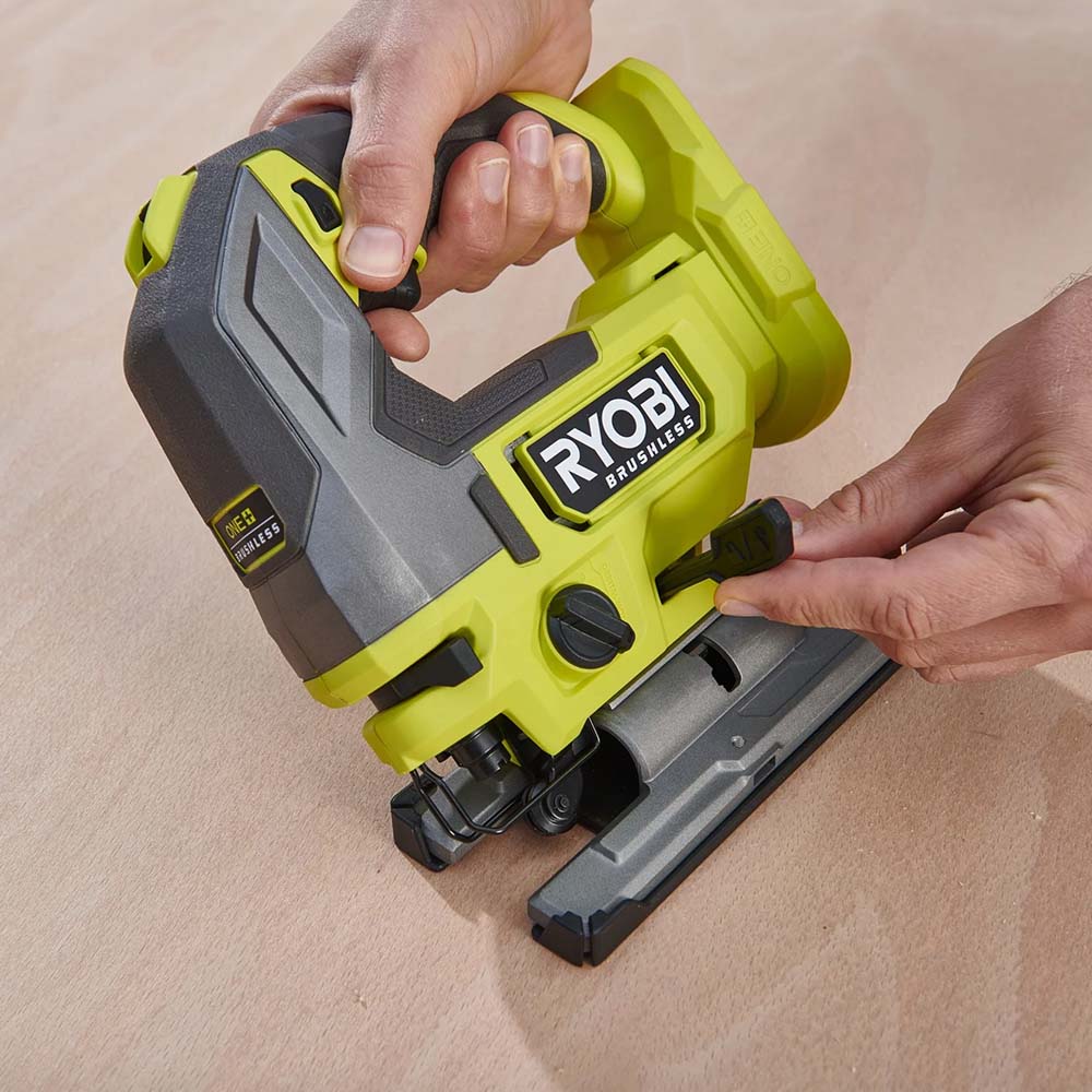 Ryobi Brushless Cordless Jigsaw 18V, 135mm Wood Cutting Capacity RJS18BL-0