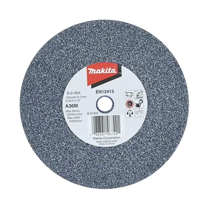 Makita Grinding Wheel, 150 X16 X 12.7mm, For Bench Grinder Model GB602 B-51904