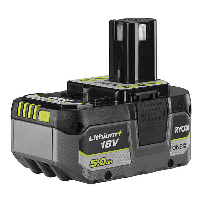 Ryobi 18V Battery, 5Ah, Lithium ion, With charger level indicator RB18L50