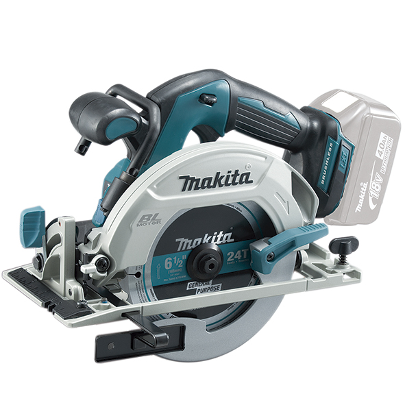 Makita Cordless Wood Circular Saw, 18V Lithium-Ion , 165mm, 6 1/2", Brushless Motor DHS680Z