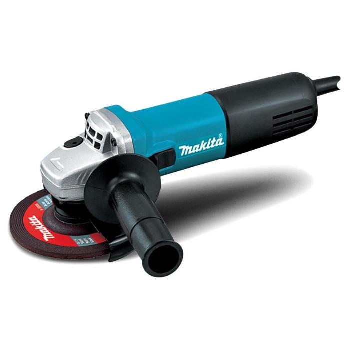 Makita Angle Grinder, 100mm (4 inch) , Slide Switch, 1400W, 11000rpm, 2.1kg 9563C