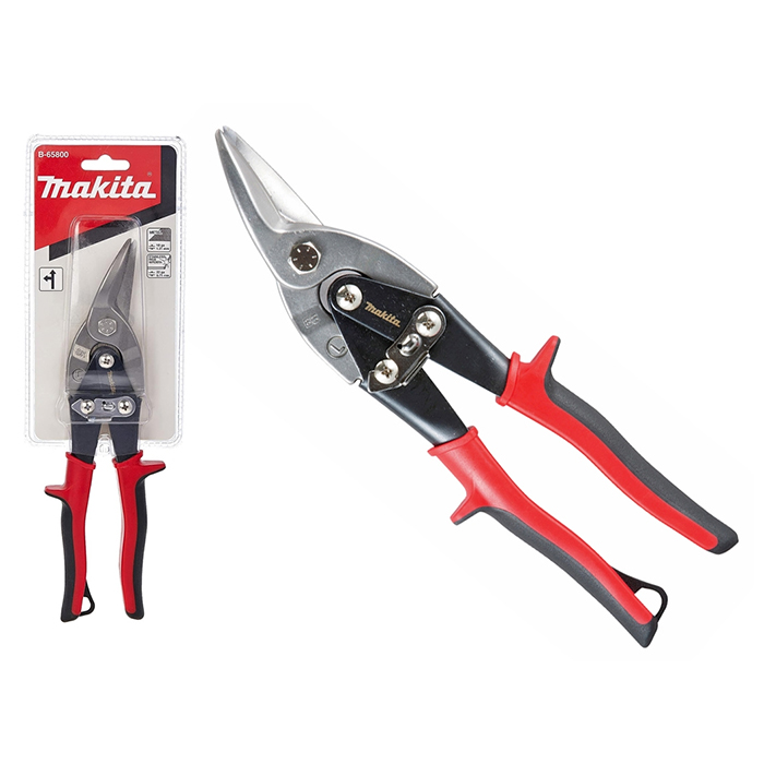 Makita Sheet Metal Snip, Left Cut, 13.9 cm Length, 23 ga Maximum Sheet Thickness B-65800