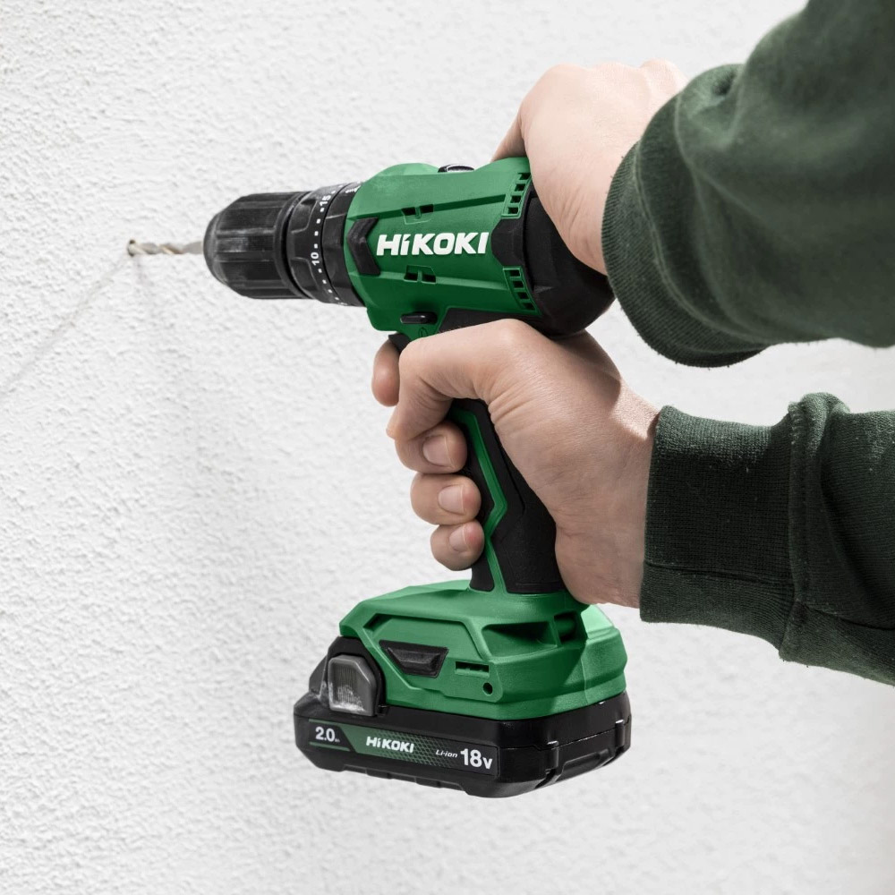 Hikoki Cordless Hammer Drill 18V, 50 Nm Torque, 2-Speed, 21,000 BPM, 1.38 kg DV18DAWCZ