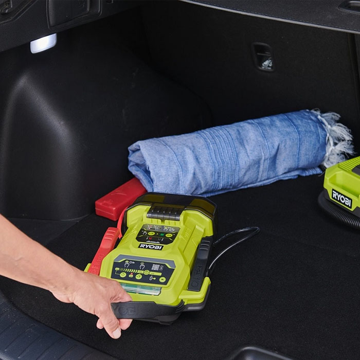 Ryobi Car Cordless Jump Starter,18V, 1800Ah RJSC18-0