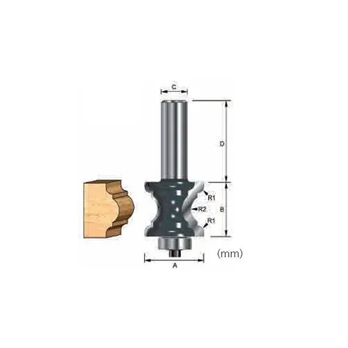 Makita Router Bit - Decorative Bead Bit, 12 X 41.28 mm D-13328