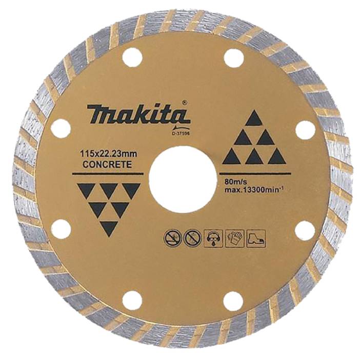 Makita Diamond Wheel Dry Concrete, 115 X 22.23 mm D-37596