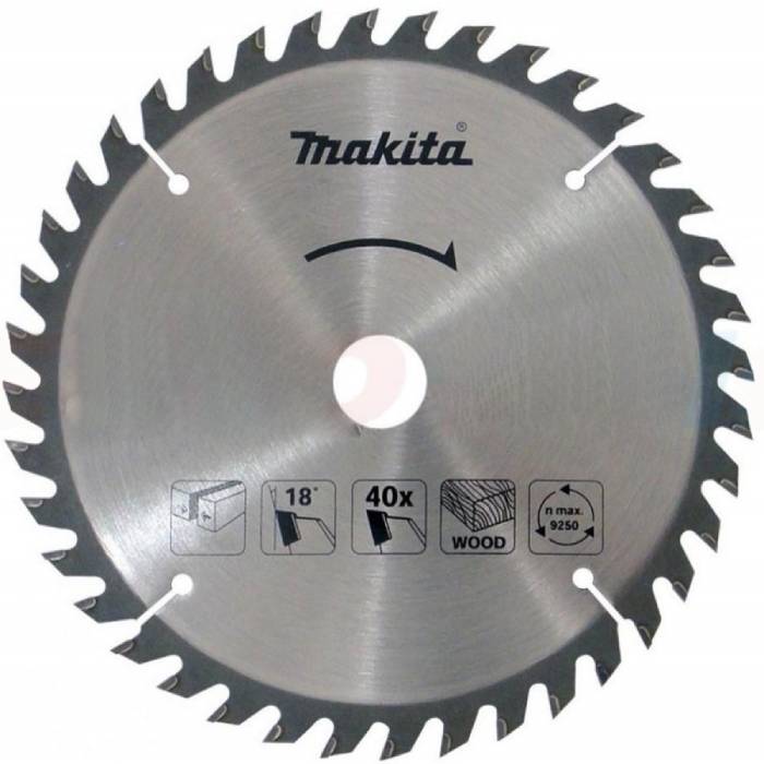 Makita TCT Saw Blade for wood, 185X30/20X40T D-52607