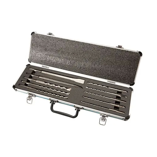 Makita 10 Piece SDS-Plus Drill Bit & Chisel Set, with chuck D-71990