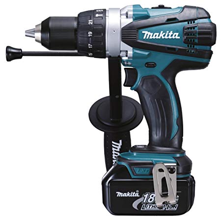 Makita Cordless Hammer Driver Drill, 18V Lithium-Ion , 13mm, 1/2", 80Nm, 3 Speed DHP451RME