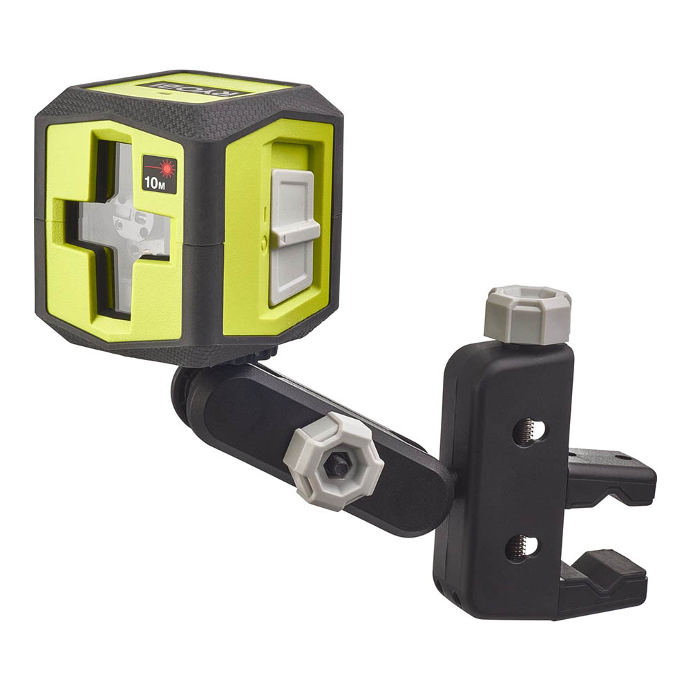 Ryobi Red Cross line Laser, Measure Range 10m, Self-Leveling, 0.4kg RBCLLR1