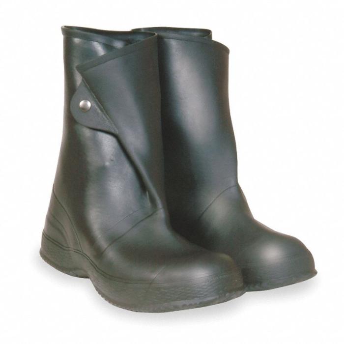 Overboot, Men's, Fits Shoe Size 14, Mid-Calf Shoe Style, PVC, Vinyl Outsole Material, 1 PR 3YA33