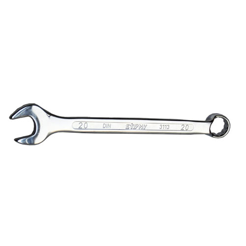Stony HEAVY DUTY COMBINATION SPANNER -DEEP OFFSET FULL POLISHED MIRROR FINISH 20MM 8176676
