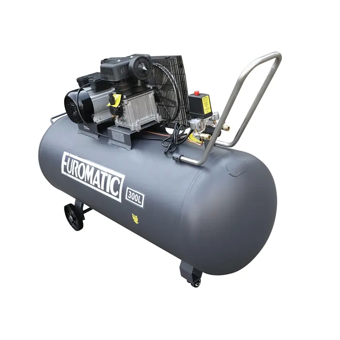Euromatic Electric Air compressor, 300 Liter, 3HP, 220 Volt, 60Hz ZA65-300L-K