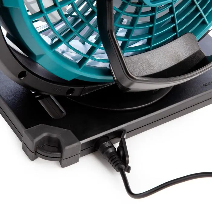 Makita Charging Fan, 12V, 3-speed, Air Velocity 150m/s, 0.9kg CF100DZ