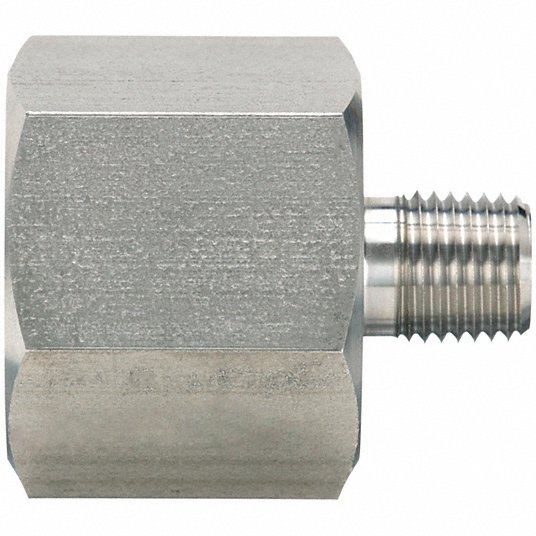 باركر جلبة نقاص , 316 فولاذ مقاوم للصدأ, 3/4 Inch x 1/4 inch, ذكر NPT X أنثي NPT 12-4 RA-SS
